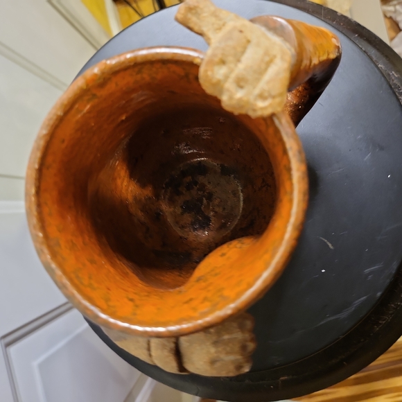 Studio Pottery Ceramic Hand Thrown Face Mug Cyclops 5.5" - Picture 8 of 9